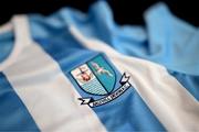 13 July 2023; A detailed view of the Salthill Devon FC crest on their jersey, grassroots club of Republic of Ireland's Niamh Fahey, at Brisbane, Australia, ahead of the start of the FIFA Women's World Cup 2023. Photo by Stephen McCarthy/Sportsfile