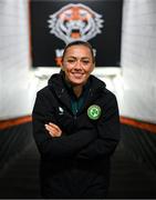 19 July 2023; Katie McCabe before a Republic of Ireland training session at the Leichhardt Oval in Sydney, Australia. Photo by Stephen McCarthy/Sportsfile
