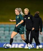 19 July 2023; Lily Agg during a Republic of Ireland training session at the Leichhardt Oval in Sydney, Australia. Photo by Stephen McCarthy/Sportsfile