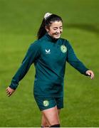 19 July 2023; Marissa Sheva during a Republic of Ireland training session at the Leichhardt Oval in Sydney, Australia. Photo by Stephen McCarthy/Sportsfile