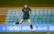 19 July 2023; Abbie Larkin during a Republic of Ireland training session at the Leichhardt Oval in Sydney, Australia. Photo by Stephen McCarthy/Sportsfile