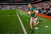 16 July 2023; Paul Geaney of Kerry runs on to the pitch before the GAA Football All-Ireland Senior Championship Semi-Final match between Derry and Kerry at Croke Park in Dublin. Photo by Brendan Moran/Sportsfile