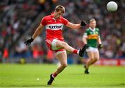 16 July 2023; Brendan Rogers of Derry during the GAA Football All-Ireland Senior Championship Semi-Final match between Derry and Kerry at Croke Park in Dublin. Photo by Brendan Moran/Sportsfile