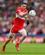 16 July 2023; Gareth McKinless of Derry during the GAA Football All-Ireland Senior Championship Semi-Final match between Derry and Kerry at Croke Park in Dublin. Photo by Brendan Moran/Sportsfile