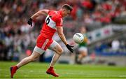 16 July 2023; Gareth McKinless of Derry during the GAA Football All-Ireland Senior Championship Semi-Final match between Derry and Kerry at Croke Park in Dublin. Photo by Brendan Moran/Sportsfile