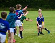 19 July 2023; Maeve Moylan during a Bank of Ireland Leinster Rugby Summer Camp at Portlaoise RFC in Laois. Photo by Piaras Ó Mídheach/Sportsfile