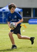 19 July 2023; Noah Doran in possession during a Bank of Ireland Leinster Rugby Summer Camp at Portlaoise RFC in Laois. Photo by Piaras Ó Mídheach/Sportsfile