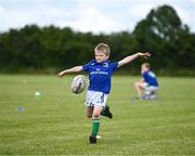19 July 2023; Rory Keenan during a Bank of Ireland Leinster Rugby Summer Camp at Portlaoise RFC in Laois. Photo by Piaras Ó Mídheach/Sportsfile