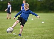 19 July 2023; Peter Bergin during a Bank of Ireland Leinster Rugby Summer Camp at Portlaoise RFC in Laois. Photo by Piaras Ó Mídheach/Sportsfile