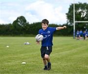 19 July 2023; Cillian Popple during a Bank of Ireland Leinster Rugby Summer Camp at Portlaoise RFC in Laois. Photo by Piaras Ó Mídheach/Sportsfile