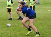 19 July 2023; Faye Scully during a Bank of Ireland Leinster Rugby Summer Camp at Portlaoise RFC in Laois. Photo by Piaras Ó Mídheach/Sportsfile