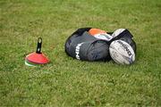 19 July 2023; Training equipment at a Bank of Ireland Leinster Rugby Summer Camp at Portlaoise RFC in Laois. Photo by Piaras Ó Mídheach/Sportsfile