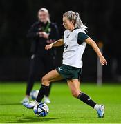 21 July 2023; Lily Agg during a Republic of Ireland training session at Meakin Park in Brisbane, Australia, ahead of their second Group B match of the FIFA Women's World Cup 2023, against Canada. Photo by Stephen McCarthy/Sportsfile