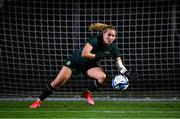 21 July 2023; Goalkeeper Sophie Whitehouse during a Republic of Ireland training session at Meakin Park in Brisbane, Australia, ahead of their second Group B match of the FIFA Women's World Cup 2023, against Canada. Photo by Stephen McCarthy/Sportsfile
