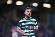 11 July 2023; Jack Byrne of Shamrock Rovers during the UEFA Champions League First Qualifying Round 1st Leg match between Shamrock Rovers and Breidablik at Tallaght Stadium in Dublin. Photo by Ben McShane/Sportsfile