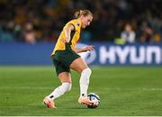 20 July 2023; Clare Hunt of Australia during the FIFA Women's World Cup 2023 Group B match between Australia and Republic of Ireland at Stadium Australia in Sydney, Australia. Photo by Stephen McCarthy/Sportsfile