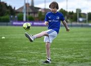 21 July 2023; Milo O'Brien during a Leinster Rugby Inclusion Camp at Clontarf RFC in Dublin. Photo by Piaras Ó Mídheach/Sportsfile