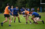 21 July 2023; Participants during the Leinster Rugby School of Excellence at The King's Hospital in Dublin. Photo by Piaras Ó Mídheach/Sportsfile