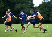 21 July 2023; Participants during the Leinster Rugby School of Excellence at The King's Hospital in Dublin. Photo by Piaras Ó Mídheach/Sportsfile