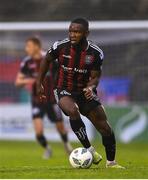 21 July 2023; James Akintunde of Bohemians during the Sports Direct Men’s FAI Cup First Round match between Bohemians and Shelbourne at Dalymount Park in Dublin. Photo by Seb Daly/Sportsfile