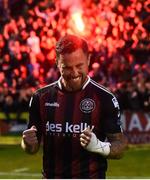 21 July 2023; John O’Sullivan of Bohemians after the Sports Direct Men’s FAI Cup First Round match between Bohemians and Shelbourne at Dalymount Park in Dublin. Photo by John Sheridan/Sportsfile
