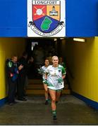 22 July 2023; Roisin Ambrose of Limerick runs out before the TG4 LGFA All-Ireland Junior Championship semi-final match between Limerick and Fermanagh at Glennon Brothers Pearse Park in Longford. Photo by David Fitzgerald/Sportsfile
