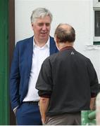 22 July 2023; Former Chief Executive Officer of the FAI John Delaney in attendance during the Sports Direct Men’s FAI Cup First Round match between St. Michael’s and Waterford at Cooke Park in Tipperary. Photo by Michael P Ryan/Sportsfile