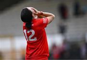 22 July 2023; Hannah Looney of Cork after her side's victory in the All-Ireland Camogie Championship semi-final match between Cork and Galway at UPMC Nowlan Park in Kilkenny. Photo by Piaras Ó Mídheach/Sportsfile