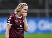 22 July 2023; Shauna Healy of Galway after her side's defeat in he All-Ireland Camogie Championship semi-final match between Cork and Galway at UPMC Nowlan Park in Kilkenny. Photo by Piaras Ó Mídheach/Sportsfile