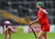 22 July 2023; Cliona Healy of Cork celebrates after her side's victory in the All-Ireland Camogie Championship semi-final match between Cork and Galway at UPMC Nowlan Park in Kilkenny. Photo by Piaras Ó Mídheach/Sportsfile