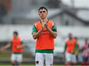 22 July 2023; Barry Coffey of Cork City after his side's victory in the Sports Direct Men’s FAI Cup First Round match between Treaty United and Cork City at Markets Field in Limerick. Photo by Michael P Ryan/Sportsfile