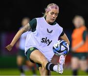23 July 2023; Denise O'Sullivan during a Republic of Ireland training session at Dorrien Gardens in Perth, Australia, ahead of their second Group B match of the FIFA Women's World Cup 2023, against Canada. Photo by Stephen McCarthy/Sportsfile