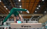 23 July 2023; James Hickey of Ireland during a podium training session at the 2023 Summer European Youth Olympic Festival at the Branik Tennis Club in Maribor, Slovenia. Photo by Tyler Miller/Sportsfile