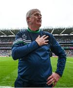 23 July 2023; Limerick manager John Kiely after the GAA Hurling All-Ireland Senior Championship final match between Kilkenny and Limerick at Croke Park in Dublin. Photo by David Fitzgerald/Sportsfile