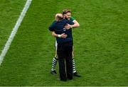 23 July 2023; Séamus Flanagan of Limerick celebrates with Limerick County Board secretary Mike O'Riordan after the GAA Hurling All-Ireland Senior Championship final match between Kilkenny and Limerick at Croke Park in Dublin. Photo by Daire Brennan/Sportsfile