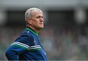 23 July 2023; Limerick manager John Kiely during the GAA Hurling All-Ireland Senior Championship final match between Kilkenny and Limerick at Croke Park in Dublin. Photo by David Fitzgerald/Sportsfile