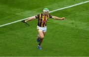 23 July 2023; Paddy Deegan of Kilkenny celebrates after scoring his side's second goal during the GAA Hurling All-Ireland Senior Championship final match between Kilkenny and Limerick at Croke Park in Dublin. Photo by Daire Brennan/Sportsfile