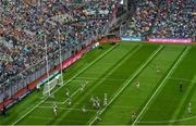 23 July 2023; Paddy Deegan of Kilkenny scores his side's second goal past Nickie Quaid of Limerick during the GAA Hurling All-Ireland Senior Championship final match between Kilkenny and Limerick at Croke Park in Dublin. Photo by Ramsey Cardy/Sportsfile