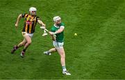 23 July 2023; Cian Lynch of Limerick in action against Cian Kenny of Kilkenny during the GAA Hurling All-Ireland Senior Championship final match between Kilkenny and Limerick at Croke Park in Dublin. Photo by Daire Brennan/Sportsfile