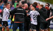 23 July 2023; Players of both sides tussle after the Sports Direct Men’s FAI Cup First Round match between Dundalk and Shamrock Rovers at Oriel Park in Dundalk, Louth. Photo by Ben McShane/Sportsfile