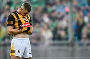 23 July 2023; A dejected Eoin Cody of Kilkenny after his side's defeat in the GAA Hurling All-Ireland Senior Championship final match between Kilkenny and Limerick at Croke Park in Dublin. Photo by Brendan Moran/Sportsfile