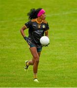 23 July 2023; Lara Dahunsi of Antrim during the TG4 LGFA All-Ireland Intermediate Championship semi-final match between Antrim and Clare at Glennon Brothers Pearse Park, Longford. Photo by Tom Beary/Sportsfile