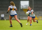 23 July 2023; Louise Griffin of Clare during the TG4 LGFA All-Ireland Intermediate Championship semi-final match between Antrim and Clare at Glennon Brothers Pearse Park, Longford. Photo by Tom Beary/Sportsfile