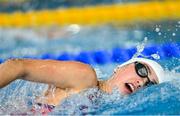 24 July 2023; Ava Jones of Ireland competing in the girls 100m freestyle heats during day one of the 2023 Summer European Youth Olympic Festival at the Pristan Swimming Centre in Maribor, Slovenia. Photo by Tyler Miller/Sportsfile