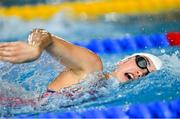 24 July 2023; Ava Jones of Ireland competing in the girls 100m freestyle heats during day one of the 2023 Summer European Youth Olympic Festival at the Pristan Swimming Centre in Maribor, Slovenia. Photo by Tyler Miller/Sportsfile