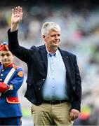 23 July 2023; Hubert Rigney of the Offaly 1998 All-Ireland winning Jubilee team as the team are honoured before the GAA Hurling All-Ireland Senior Championship final match between Kilkenny and Limerick at Croke Park in Dublin. Photo by Brendan Moran/Sportsfile Photo by Brendan Moran/Sportsfile