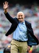 23 July 2023; Kevin Kinahan of the Offaly 1998 All-Ireland winning Jubilee team as the team are honoured before the GAA Hurling All-Ireland Senior Championship final match between Kilkenny and Limerick at Croke Park in Dublin. Photo by Brendan Moran/Sportsfile Photo by Brendan Moran/Sportsfile