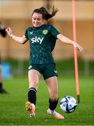 24 July 2023; Heather Payne during a Republic of Ireland training session at Dorrien Gardens in Perth, Australia, ahead of their second Group B match of the FIFA Women's World Cup 2023, against Canada. Photo by Stephen McCarthy/Sportsfile
