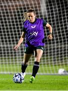 24 July 2023; Harriet Scott during a Republic of Ireland training session at Dorrien Gardens in Perth, Australia, ahead of their second Group B match of the FIFA Women's World Cup 2023, against Canada. Photo by Stephen McCarthy/Sportsfile