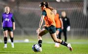 24 July 2023; Abbie Larkin during a Republic of Ireland training session at Dorrien Gardens in Perth, Australia, ahead of their second Group B match of the FIFA Women's World Cup 2023, against Canada. Photo by Stephen McCarthy/Sportsfile